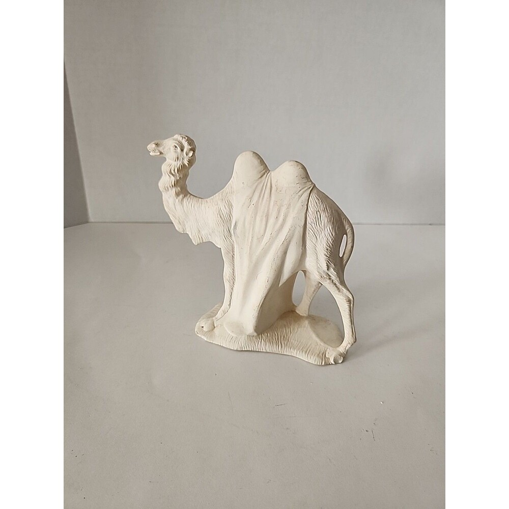 Vintage Standing Camel; Nativity; Ready to Paint, Ceramic Christmas Flaw SEE